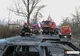 Accident violent pe Centura Capitalei. Maşină în flăcări, după impactul cu un copac: un mort