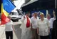 Blocaj pe DN65, spre Capitală, blocat de autocarele PSD. Se circulă bară la bară