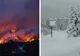 O vară apocaliptică: Incendii în nord, zăpadă în sud. Planeta se schimbă!