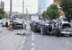 Accident cu șase mașini avariate în zona Aviației din Capitală. Șoferul vinovat, dat în urmărire