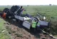 Şofer român, erou în Italia, după ce s-a răsturnat cu camionul în afara carosabilului