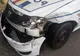 Maşină de poliţie aflată în misiune, implicată într-un accident grav