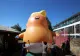 Manifestaţie cel puţin ciudată la Londra cu prilejul vizitei lui Donald Trump 