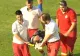 Arbitrul Marius Avram, scos cu targa de pe teren