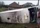 Accident de microbuz în Olt, o persoană a murit, cinci au fost rănite (VIDEO)