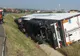 TIR încărcat cu produse congelate, răsturnat pe centura Craiovei