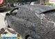 Nămol de epurare vărsat peste două autoturisme aflate în trafic. Cum s-a întâmplat aşa ceva 