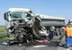 Impact îngrozitor între două autotrenuri. O persoană a decedat. UPDATE: Trafic deblocat parţial