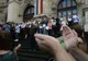 PROTEST al magistraţilor, pe scările Curţii de Apel: "Justiţia este în pericol!"