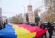 Tricolor de 100 de metri, purtat pe străzile din Târgoviște
