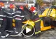 Bolid de lux, în flăcări în nordul Capitalei -VIDEO
