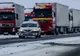 Haos la Vama Giurgiu, sunt cozi kilometrice de TIR-uri, se înaintează cu viteza melcului