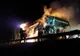 Mașini în flăcări pe DN 19. O persoană a murit carbonizată(Imagini șocante)