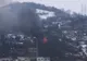 Casă mistuită de flăcări, o femeie transportată la spital (VIDEO)