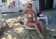 Anamaria Prodan, poziţie 18+ pe plajă la Abu Dhabi, când credea că n-o vede nimeni