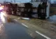 Descoperire dramatica a polițiștilor sub TIR-ul răsturnat dimineață în Dâmbovița