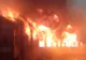 Flăcări uriașe în gara Oravița, mai multe vagoane au luat foc