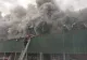 Incendiu de proporții la Tulcea. Peste 800 de metri pătrați dintr-un depozit au ars