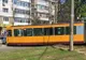 Poza șocantă cu un tramvai care a deraiat și era să spulbere mai multe mașini