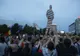Sute de persoane în Piața Victoriei din București după încarcerarea lui Dragnea