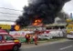 Incendiu la un depozit din Ilfov. Intervenție în forță a pompierilor. EXPLOZII SUCCESIVE