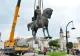 Ruşinea naţională de la Oradea: statuia voievodului Mihai Viteazul dată jos de primarul PNL