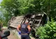 Accident cumplit: Un autocar cu 30 de copii, răsturnat în Brașov
