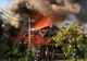 Incendiu devastator în Piteşti, a ars un hotel abandonat (FOTO+VIDEO)