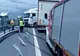Accident pe A1, s-a circulat cu dificultate în zonă: coliziune între un TIR şi camionetă