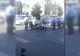 Mașină de poliție cu roțile în sus, în urma unui accident din Capitală