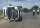 Accident grav, în jud. Giurgiu. Microbuz cu persoane, răsturnat: un mort și 5 răniți