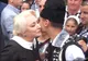 Viorica Dăncilă, baie de mulțime la Mănăstirea Putna