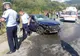 Accident grav, la intrarea în Petroșani: un mort și 2 răniți, după ce mașina a sărit de pe pod