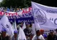 Protest în Piața Victoriei. Angajații din industria de apărare ies în stradă