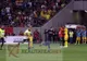 România - Spania | Nu s-a văzut la TV! Un steward a căzut, alergând după un fan intrat pe teren