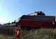 Trafic feroviar blocat în Sibiu. Un tren care transporta echipament militar a lovit un camion(Foto)