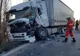 FOTO Accident pe DN1A. Două TIR-uri au intrat în coliziune