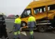 Accident grav cu un microbuz școlar 