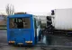 Grav accident, cu un mort şi 7 răniţi, în jud. Bistrița-Năsăud. Un autobuz s-a ciocnit cu un autotren 