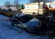 Impact violent între un autocamion și o mașină: două victime 