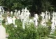 A căzut într-un gard de fier în timp ce se afla la o înmormântare