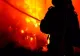 O tonă de fân a ars în urma unui incendiu