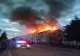 Incendiu devastator, în jud. Botoșani: acoperișul unui bloc a ars ca o torță