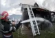 Incendiu puternic în comuna Vama, jud. Suceava. Au fost afectate două gospodării 