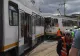 VIDEO  Momentul în care două tramvaie s-au ciocnit în Capitală. Filmare din cabina vatmanului