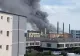 INCENDIU VIOLENT, la o fabrică din Capitală: degajări mari de fum
