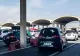 Aglomerație la ieșirea din România spre Bulgaria, din Giurgiu. Turiștii stau în coloană de mașini