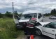 Accident soldat cu TREI victime la Argeș! Un microbuz a intrat în coliziune cu un autoturism 