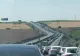 Aglomerație pe Autostrada Soarelui: se circulă în coloană pe sensul spre litoral