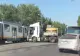 FOTO Accident pe linia tramvaiului 41: un TIR a lovit în plin un tramvai
